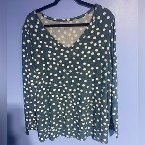 Very Good Condition Lane Bryant Polka Dot Tunic 18/20
